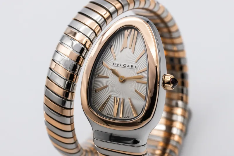 Bulgari Serpenti Tubogas 35mm Steel & 18ct Rose Gold 103708 Circa 2024