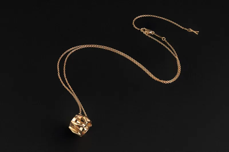 Tiffany & Co. Atlas® Open Necklace 18ct Rose Gold 18" 6.6g