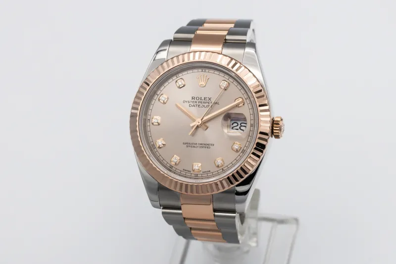 Rolex DateJust 41mm Steel & 18ct Rose Gold Oyster 126331 2018