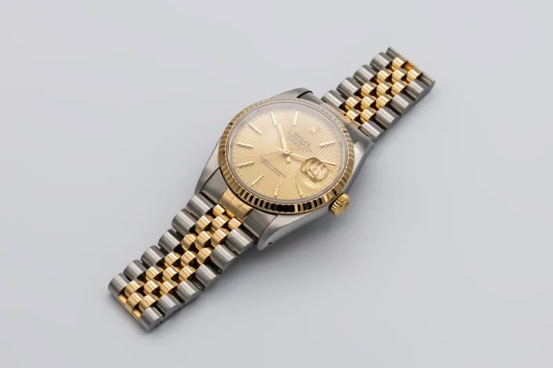 Rolex DateJust 36mm Steel & 18ct Yellow Gold Jubilee 16233 1993