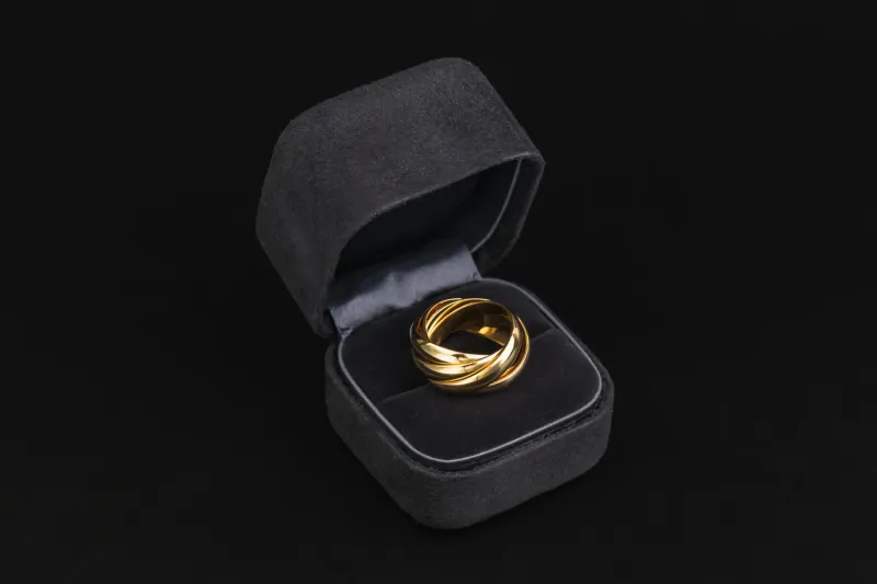 Tiffany & Co. Paloma's Melody  18ct Yellow Gold Ring 5 Band Design
