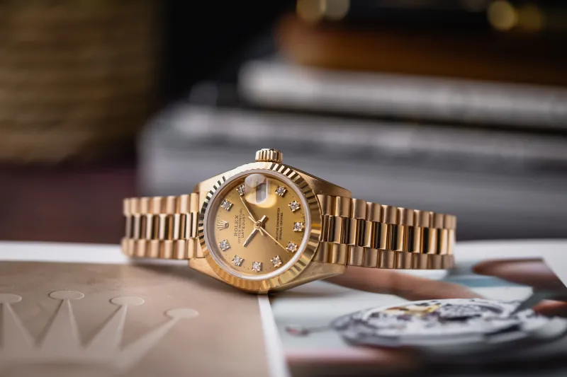 Rolex Lady-DateJust 26mm 18ct Yellow Gold Presidential 69178 1991