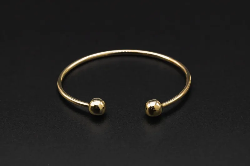 9ct Yellow Gold Torque Childrens Bangle 2g