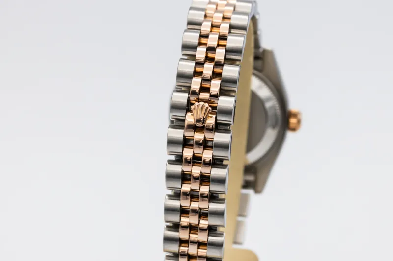 Rolex Lady DateJust 26mm Steel & 18ct Rose Gold Jubilee 179171 2006