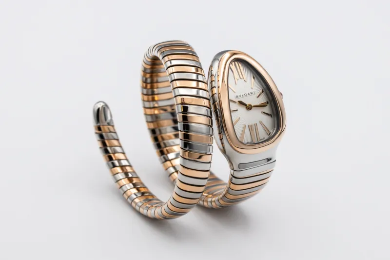 Bulgari Serpenti Tubogas 35mm Steel & 18ct Rose Gold 103708 Circa 2024
