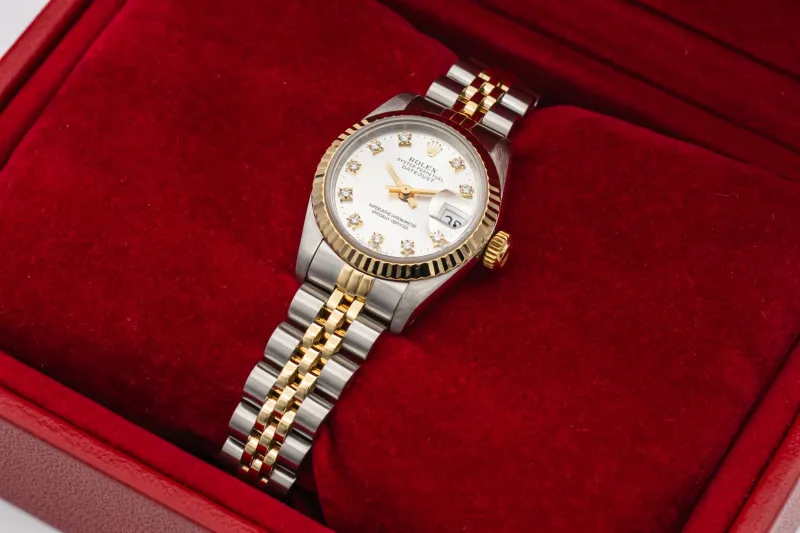 Rolex Lady DateJust 26mm Steel & 18ct Yellow Gold Jubilee 69173 1991