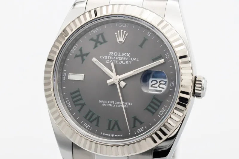 Rolex DateJust 41mm 'Wimbledon' Stainless Steel Oyster 126334 2022