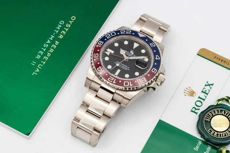 Rolex GMT-Master II 40mm 'Pepsi' White Gold 116719BLRO 2016