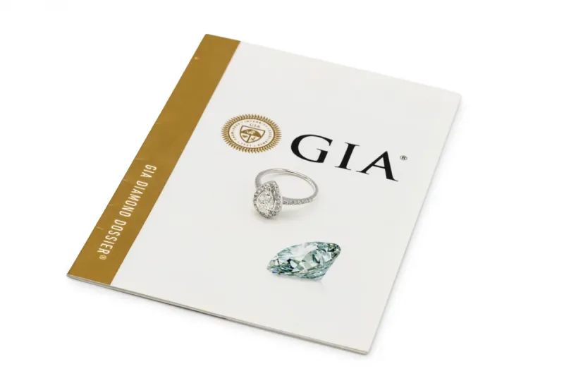 18ct White Gold Round Brilliant Diamond Engagement Ring 0.95ct GIA Certified