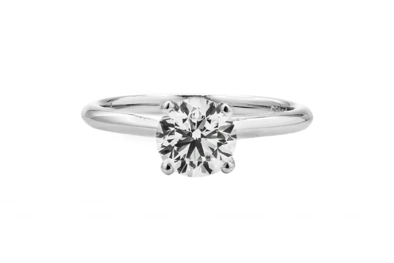 Platinum Diamond Engagement Ring 1.17ct 4g