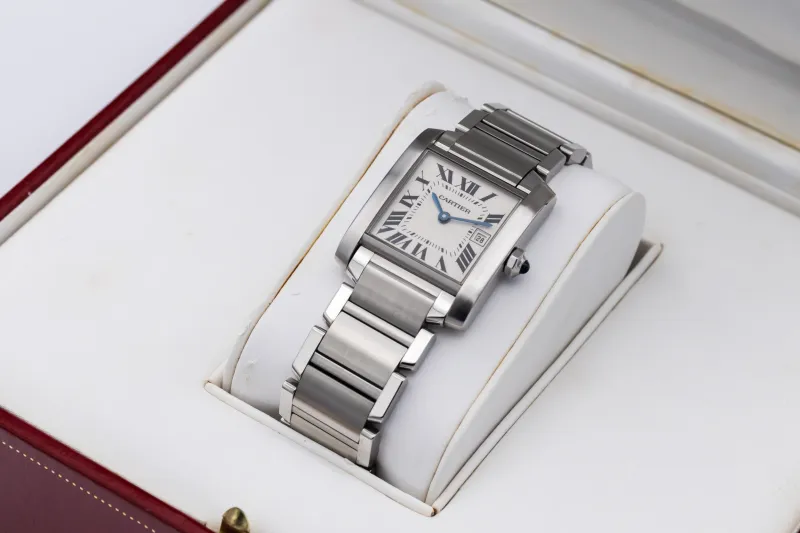 Cartier Tank Francaise 25mm Stainless Steel W51011Q3/2465 2003