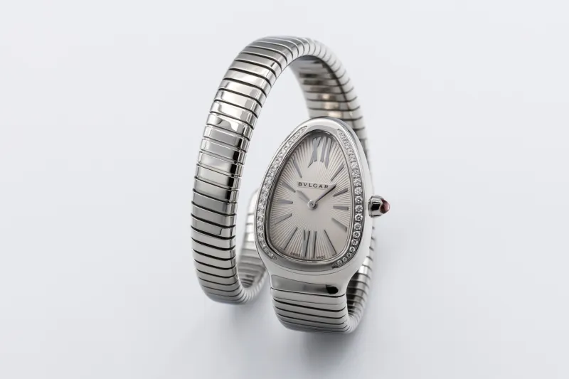 Bulgari Serpenti 35mm Stainless Steel SP 35 S Circa 2010