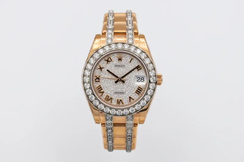 Rolex Pearlmaster 34mm 18ct Rose Gold Pearlmaster 81285 2019 UNWORN