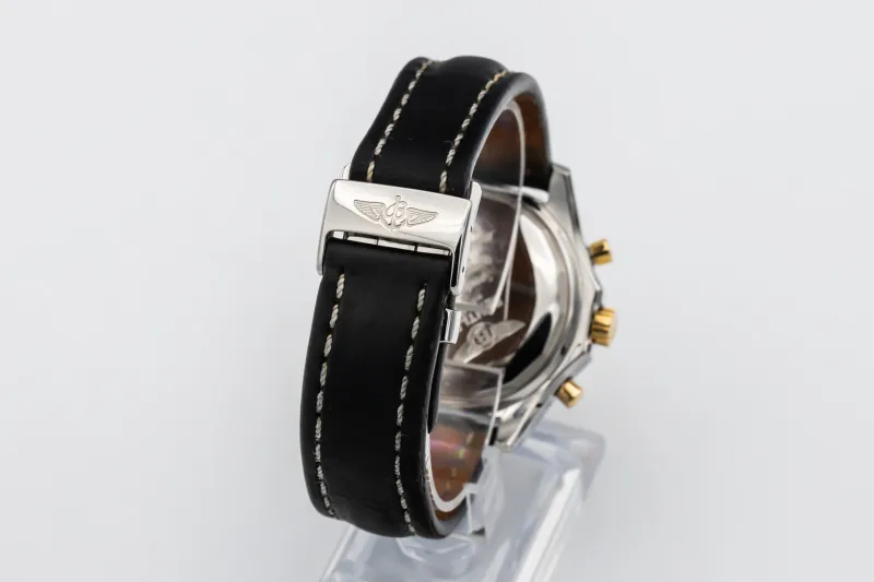 Breitiling Bentley GMT Chrono Automatic 44mm Black Leather D13362 2005
