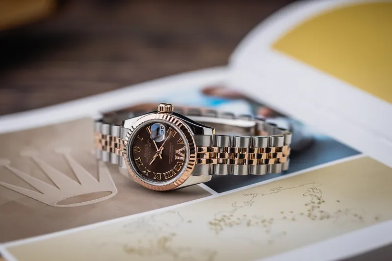 Rolex Lady DateJust 26mm Steel & 18ct Rose Gold Jubilee 179171 2013