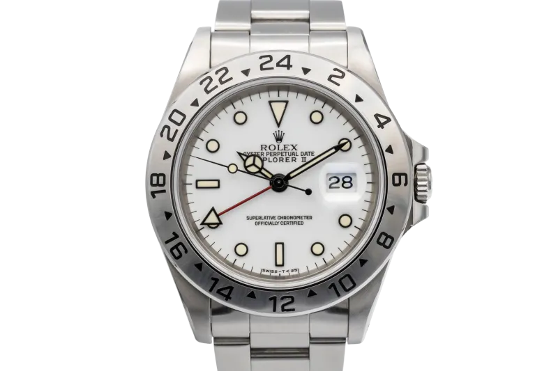 Rolex Explorer II 40mm Stainless Steel Oyster 16570 1993