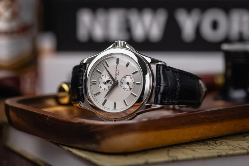 Patek Philippe Travel Time 37mm Black Leather 5134P-001 2007