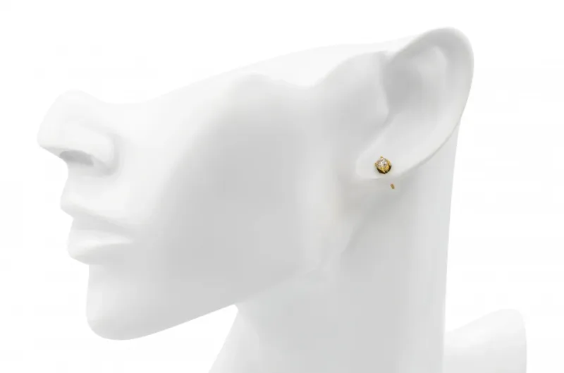 14ct Yellow Gold Diamond Stud Earrings  0.40ct