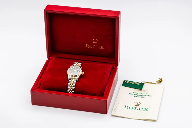Rolex Lady DateJust 26mm Steel & 18ct Yellow Gold Jubilee 69173 1991