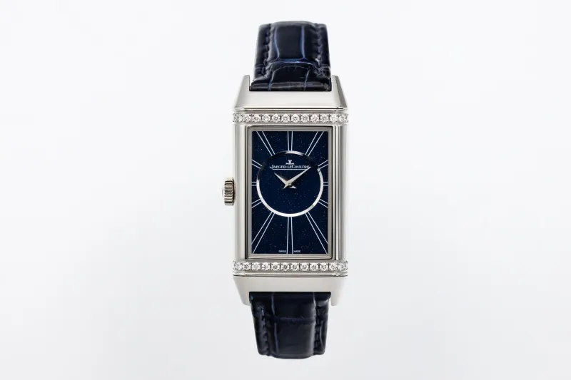 Jaeger-LeCoultre Reverso One Duetto 20x40.1mm Blue Leather Q334848J 2023