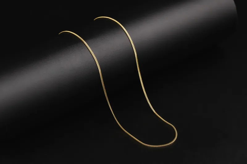 18ct Yellow Gold Curb Chain 24" 4.3g