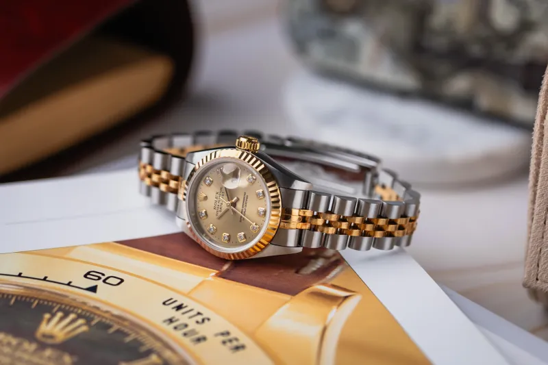 Rolex Lady DateJust 26mm Steel & 18ct Yellow Gold Jubilee 69173 1995