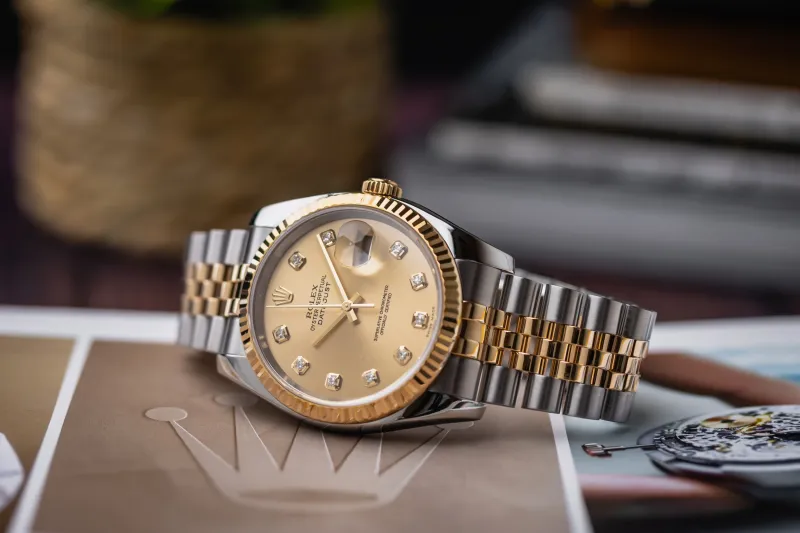 Rolex DateJust 36mm Steel & 18ct Yellow Gold Jubilee 116233 2004