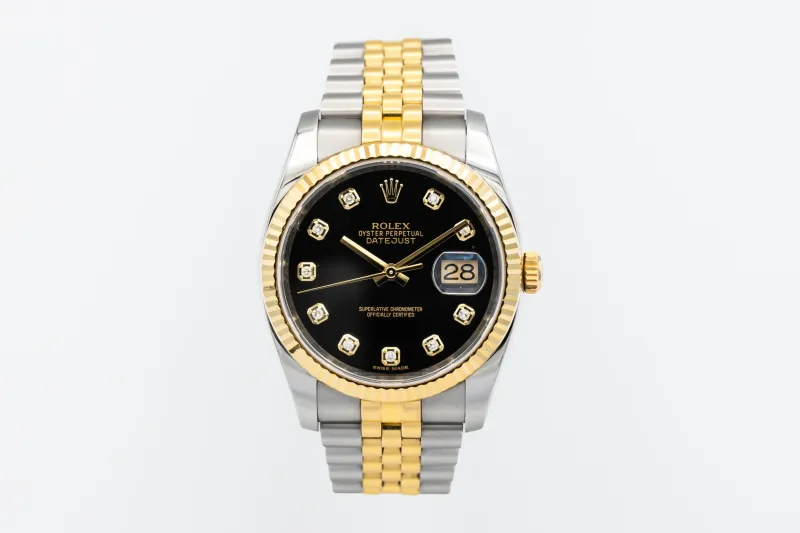 Rolex DateJust 36mm Steel & 18ct Yellow Gold Jubilee 116233 2015