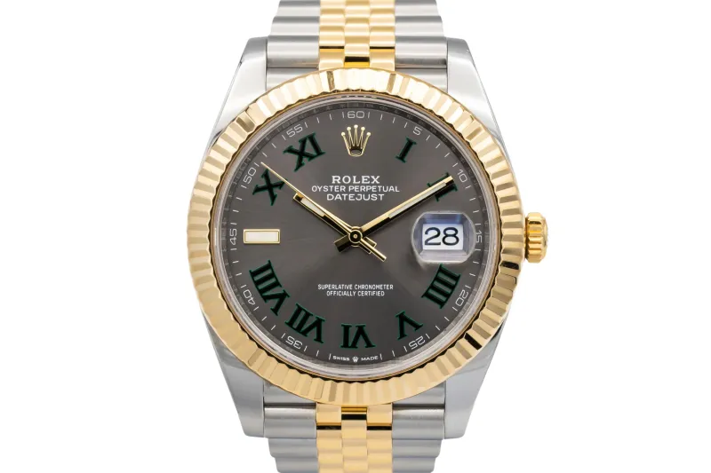Rolex DateJust 41mm ‘Wimbledon’ Steel & 18ct Yellow Gold Jubilee 126333 2022