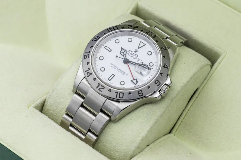 Rolex Explorer II 40mm Stainless Steel Oyster 16570 2005