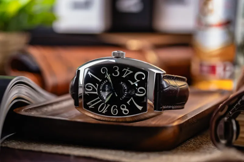 Franck Muller Casablanca 39mm x 55mm Black Leather 8880 C DT 2010