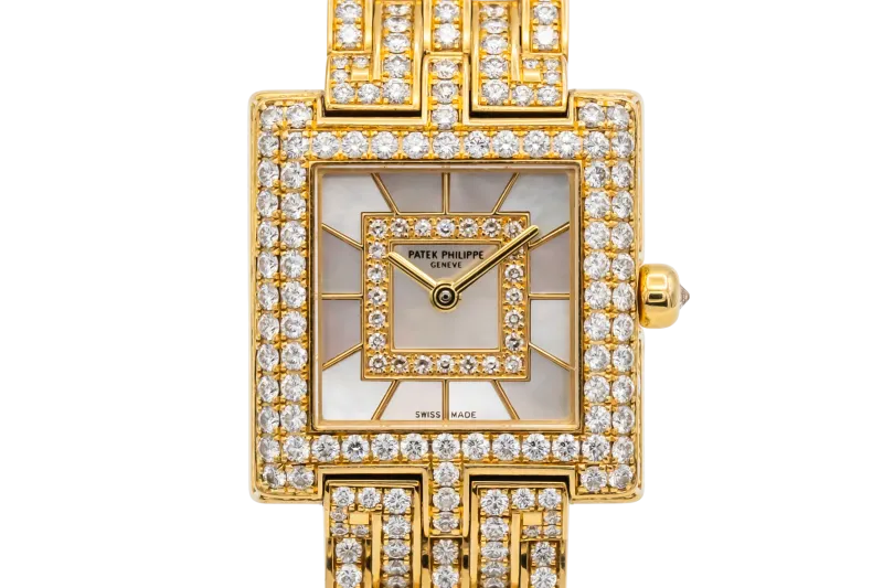 Patek Philippe Gondolo 24mm x 25mm 18ct Yellow Gold Diamond 4874/1J 2010