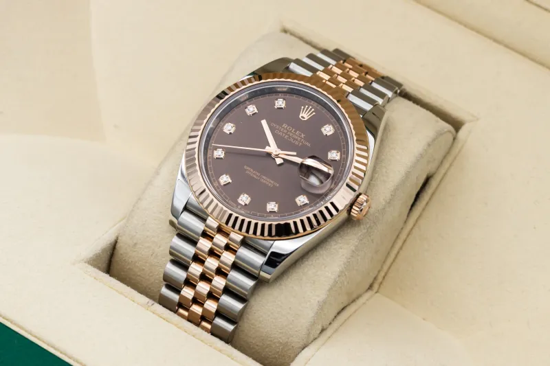 Rolex DateJust 41mm Steel & 18ct Rose Gold Jubilee 126331 2022