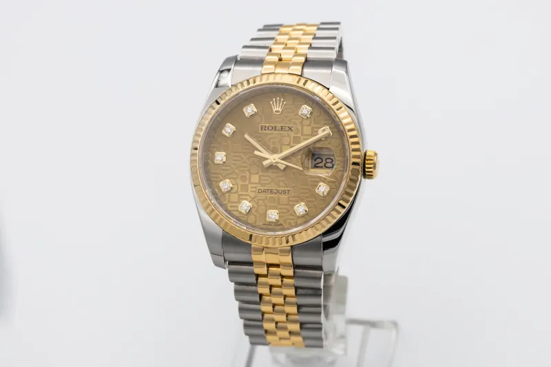 Rolex DateJust 36mm Steel & 18ct Yellow Gold Jubilee 116233 2013