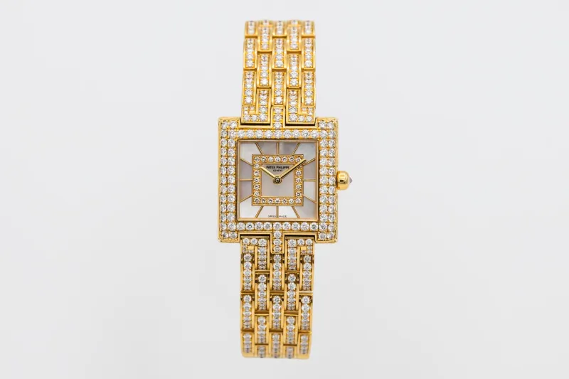 Patek Philippe Gondolo 24mm x 25mm 18ct Yellow Gold Diamond 4874/1J 2010
