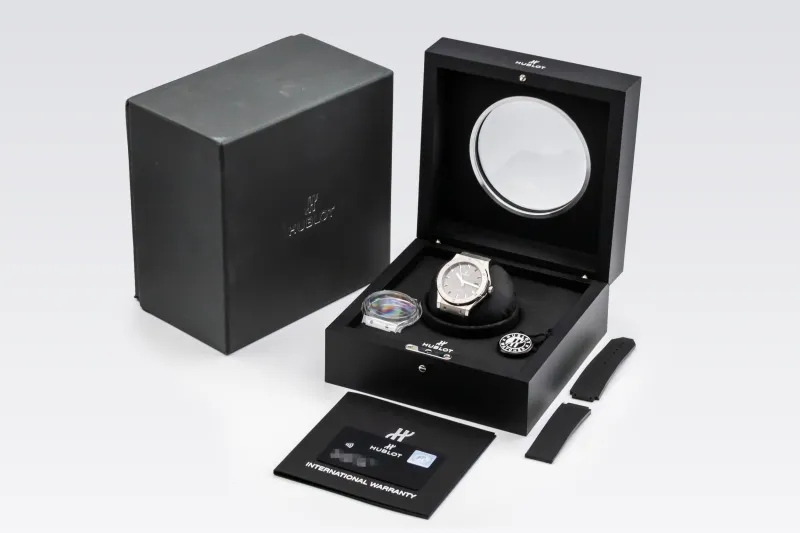 Hublot Classic Fusion 45mm Black Leather 511.NX.7071.LR 2019
