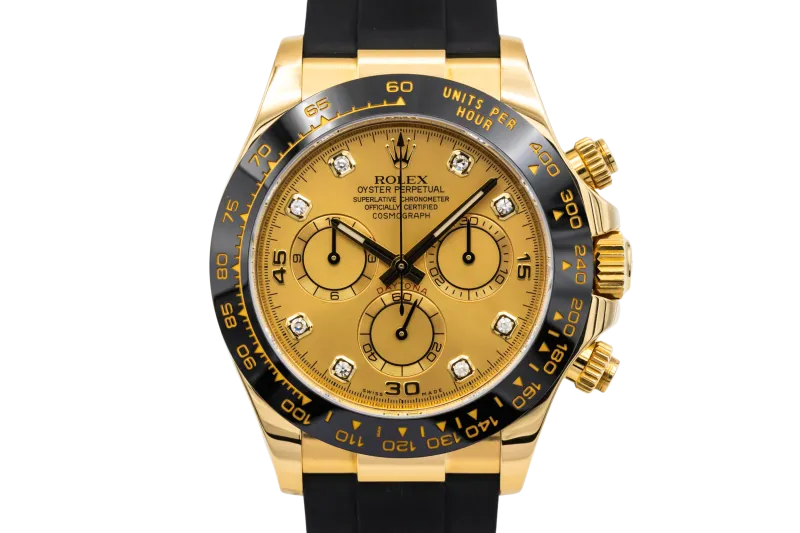 Rolex Cosmograph Daytona 40mm Black Oysterflex 116518LN 2018