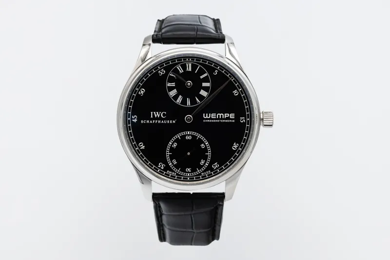 IWC Portuguese Regulateur Wempe 43mm Black Leather IW544302 Circa 2005