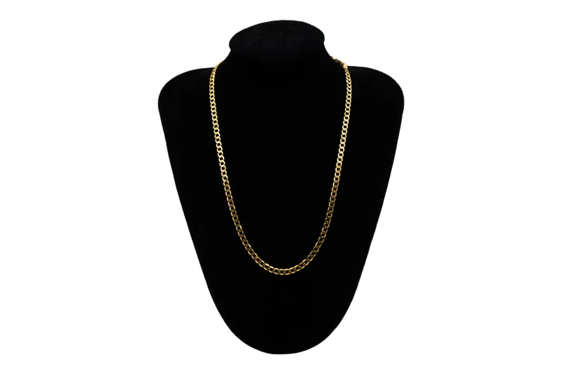 9ct Yellow Gold Flat Curb Chain 16" 5.1g