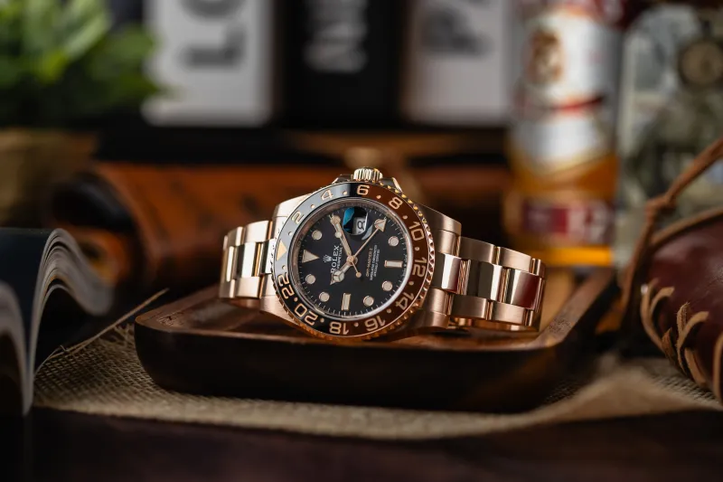 Rolex GMT Master II 40mm 'Rootbeer' 18ct Rose Gold Oyster 126715CHNR 2021