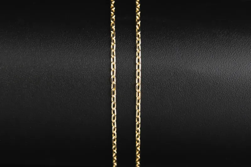 9ct Yellow Gold Anchor Link Chain 16" 2.9g