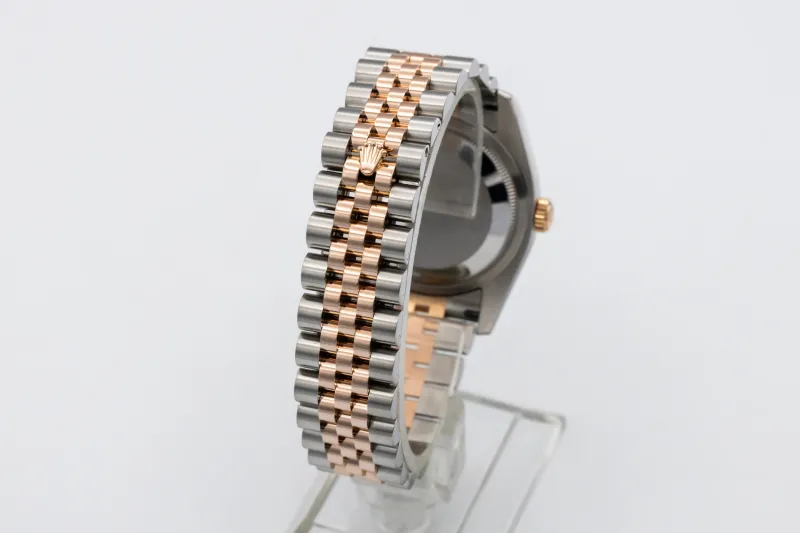 Rolex DateJust 36mm Steel & 18ct Rose Gold Jubilee 116231 2014