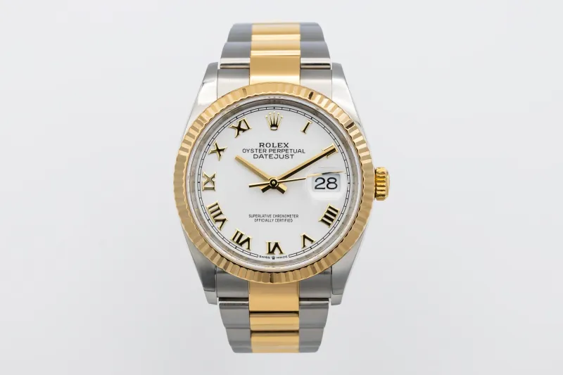 Rolex DateJust 36mm Steel & 18ct Yellow Gold Oyster 126233 2018