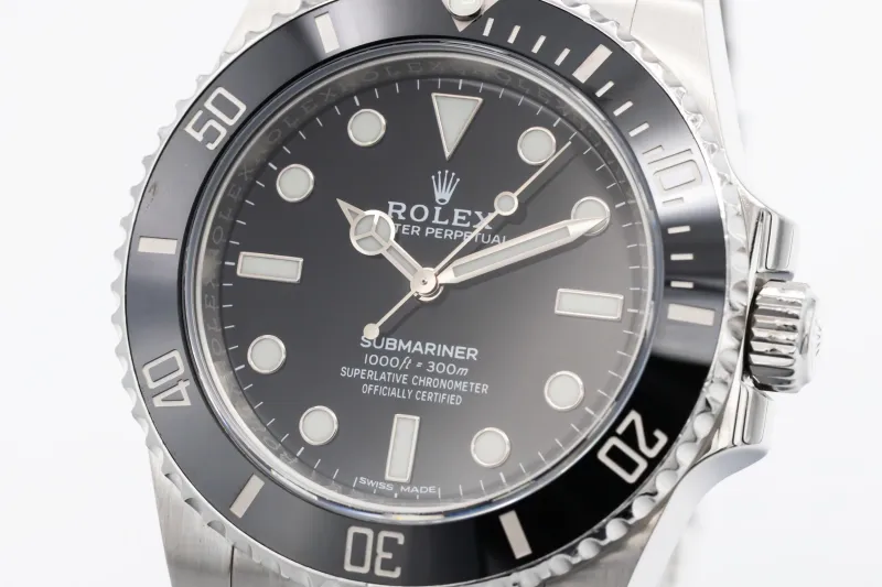 Rolex Submariner Non Date 40mm Stainless Steel Oyster 114060 2017