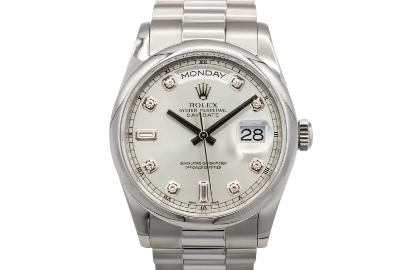 Rolex Day-Date 36mm Platinum Presidential 118206 2007