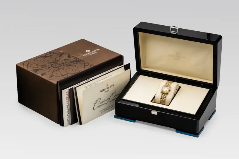Patek Philippe Gondolo 24mm x 25mm 18ct Yellow Gold Diamond 4874/1J 2010