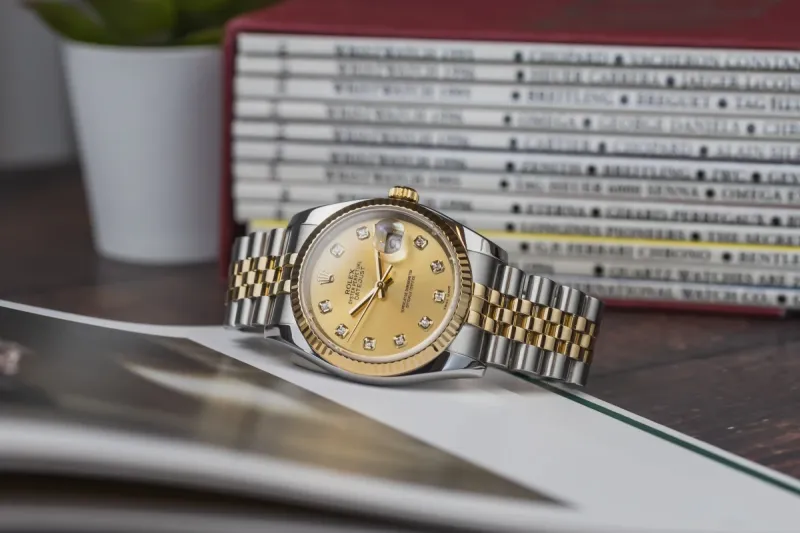 Rolex DateJust 36mm Stainless Steel & 18ct Yellow Gold Jubilee 116233 2015
