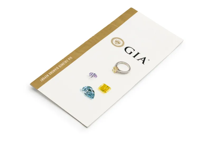 Platinum & Yellow Gold Natural Fancy Yellow Diamond Ring 1.40ct VS1 GIA Certified