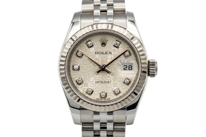 Rolex Lady DateJust 26mm Stainless Steel Jubilee 179174 2012