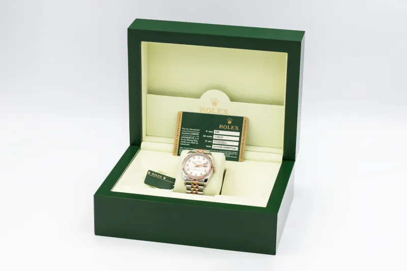 Rolex DateJust 36mm Steel & 18ct Rose Gold Jubilee 116231 2011